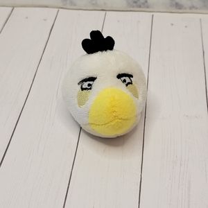 Angry Bird White Plush Finger Puppet Matilda 2011 Rovio 3"